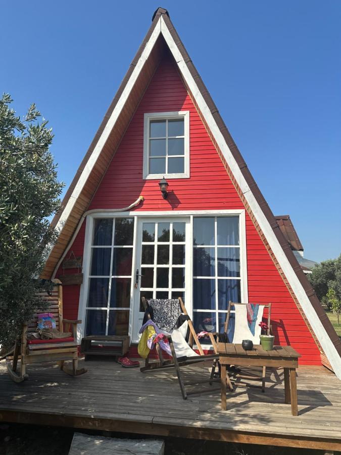 Seyyah Cafe Bungalows Aliaga Exteriör bild